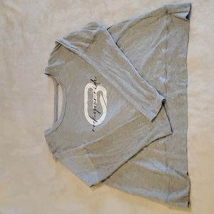 EMILY HSU. Lightweight. LS Tee-Shirt with "CB" Logo and "Rock Your Ride".